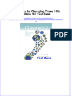 Full Download Chemistry For Changing Times 14th Edition Hill Test Bank All Chapter 2024 PDF