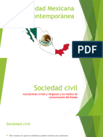 Sociedad Mexicana Contemporánea 6 Sociedad Civil Asociaciones y Medios de Comunicacion