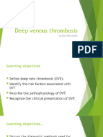 Deep Venous Thrombosis DVT