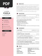 Lara Fahla CV