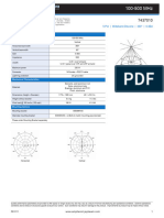 V-Pol - Wideband Discone - 360° - 0 DBD: Electrical Characteristics