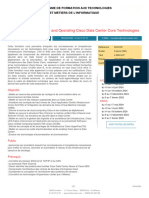 Plan de Cours - DCCOR - Implementing and Operating Cisco Data Center Core Technologies