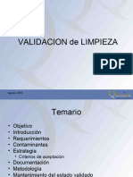 Capacitacion - Validación de Limpieza