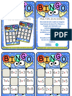 Bingo Multiplicaciones PDF