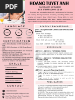 Beige and Green Minimalist Digital Marketing CV Resume