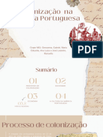 Slide Sobre A Colonização Na América Portuguesa