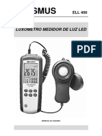 ELL-400 LUXOMETRO LED Manual