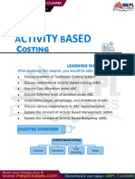 Activity Based Costing