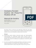 Manual - Oximetro Portatil Gaslive GS - Pulse Pro