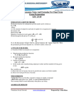 Eco403 Macroeconomics Notes and Formulas For Final Term Exam Preparation LEC 23-45