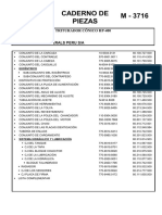 Caderno de Piezas M - 3716: Triturador Cônico Hp-400