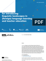 Linguistic Landscapes in Teacher Education