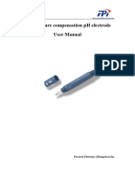 HW-PH Temperature Compensation PH Electrode User Manual