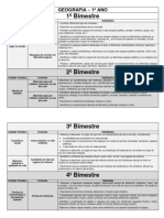 1º ANO - Geografia