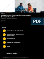 Customer Support Webcast Series - Guided Buying Browser Network Panel PowerPoint