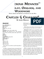 Castles & Crusades Monstrous Menaces 3 Akhlat, Oogloog, and Woodwose