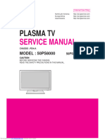 (Service Manual) LG 50PS8000