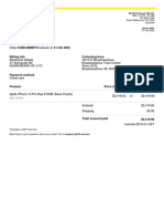 Tax Invoice For JBD BBMFTU