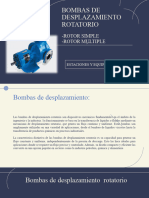 Bombas de Desplazamiento Rotatorio: - Rotor Simple - Rotor Multiple