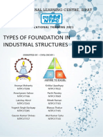 Types of Foundation in Industrial Structures