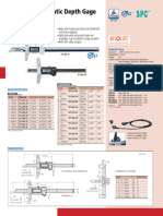 Mitutoyo Digimatic Depth Gage Catalogue