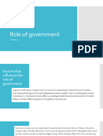 The Role of Government