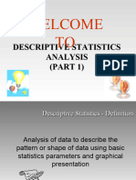 Descriptive Statistics Analysis Part 1