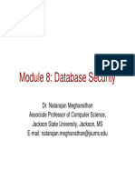 CSC437 Fall2013 Module 8 DatabaseSecurity