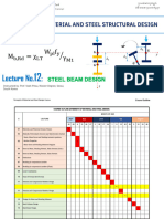 Session 14 (Lecture 12) Steel Beam Design