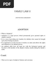 Fam Law Adoption & Guardianship