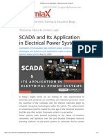 SCADA and Its Application in Electrical Power Systems