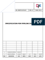 GEN-PPL-SPC-0017 Specification For Pipeline Construction