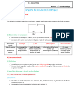 Les Dangers Du Courant Électrique