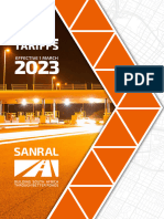 2023 Toll Tarrif Booklet