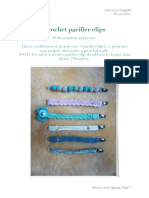 Crochet Pacifier Clips