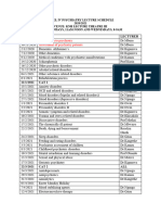 2020 - 2021 Level Iv Psychiatry Lecture Schedule