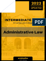 Administrative Law 2022 Note ProStudies