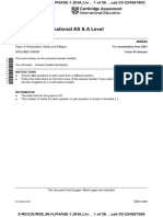 Sociology9699 (04-Specimen 2021) Paper+Ms+Answers