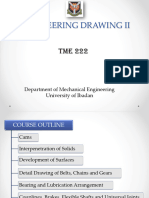 Engineering Drawing Ii: Department of Mechanical Engineering University of Ibadan