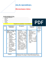 6º Dia 4 Semana 3 Mate Diferenciamos Datos.