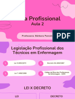 Ética Profissional Técnico de Enfermagem