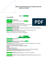 Programação SILQ