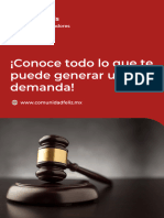 ¡Conoce Todo Lo Que Te Puede Generar Una Demanda!