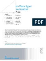 Application Note: Wideband Mm-Wave Signal Generation and Analysis