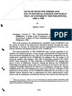 11 - Abstracts of Selected Theses and Dissertations in Political Science and Public Admin