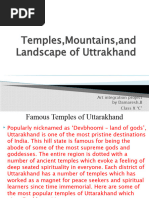 Temples, Mountains, and Landscape of Uttrakhand