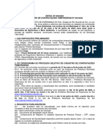 Edital 005. Contratação Fiscal Ambiental