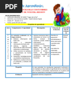 2° Sesión Día 5 Com Compartimos Nuestras Costumbres Familiares y de Nuestra Comunidad