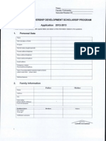 Goodwill Leadership Development Scholarsip Program Application 2012-2013