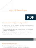 Types of Aquaculture